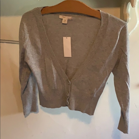 Cropped thin cardigan - Picture 1 of 2